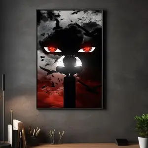 Itachi's Bloody Night - Anime Naruto Wall Art - High-Quality Print - Perfect for Anime Fans, Home Decor (Unframed)