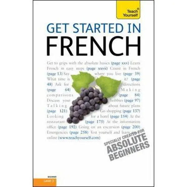 Used McGraw-Hill "Get Started in French: A Teach Yourself Language Guide" Paperback Soft Book - Catrine Carpenter, Learning French, 2011 Edition, 352 Pages, Good/Likenew, English, for Beginners, No Prior Experience Needed, Helpful Pronunciation Resource