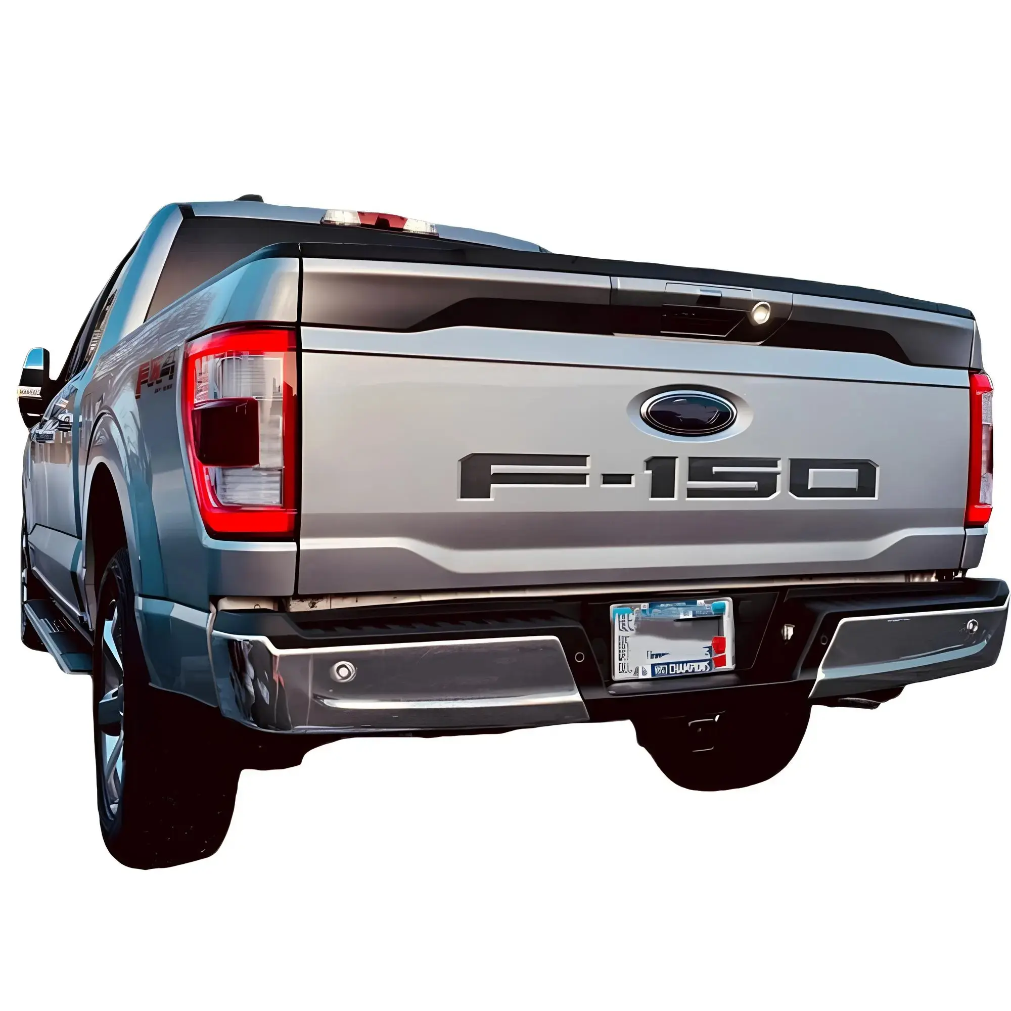 2021-2026 Ford F-150 Rear Tailgate Letters, 3D Raised Black Emblem Inserts, Truck Exterior Styling Accessories