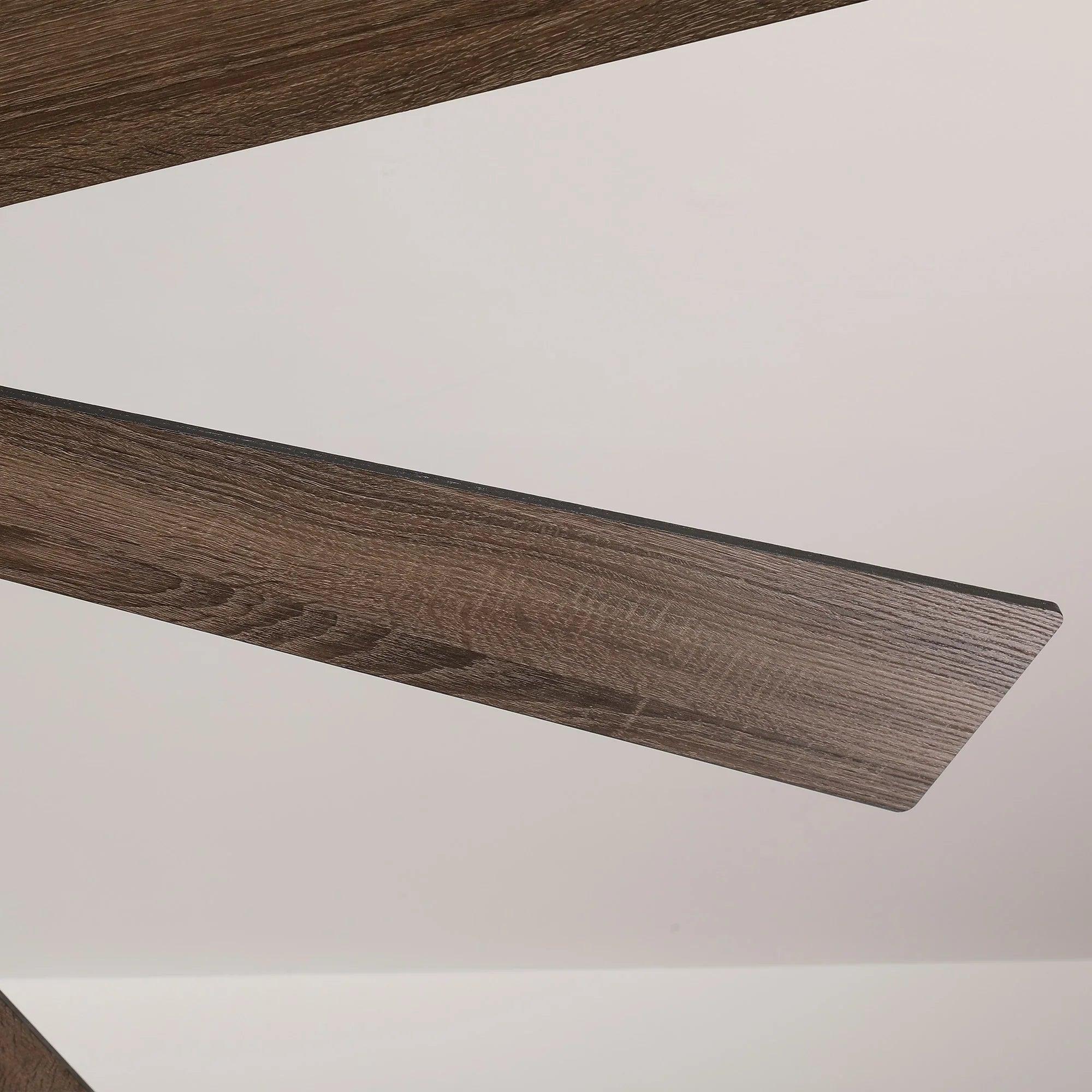 Elbe 72 Inch Modern Downrod Mount Ceiling Fan with Dimmable Light & Remote Control for Living Room