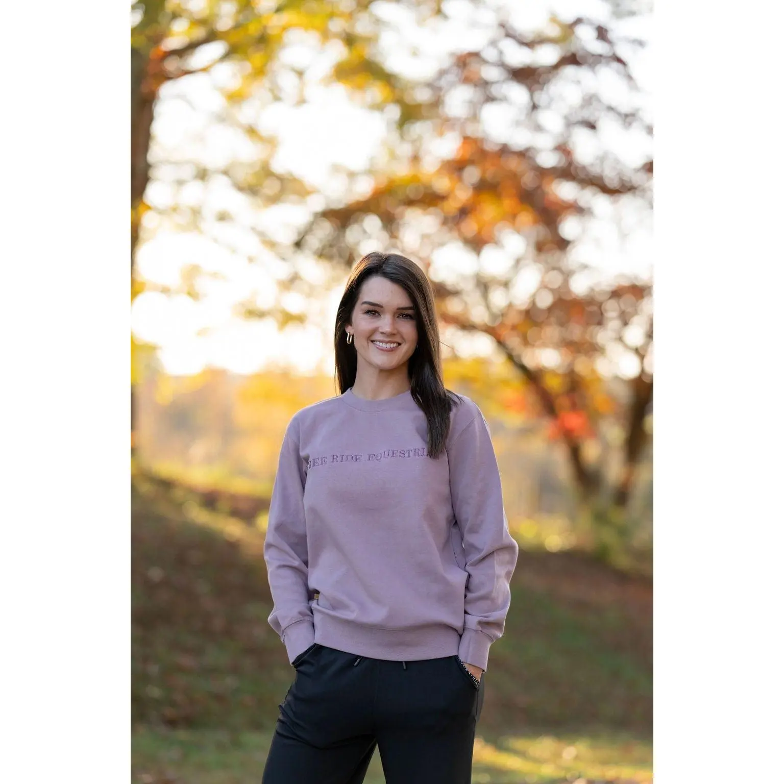 Crew Neck Sweatshirt | Lilac
