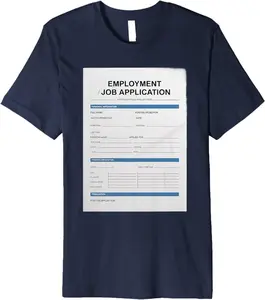 Job Application Meme Jump Scare Job Memes Funny Costume Premium T-Shirt