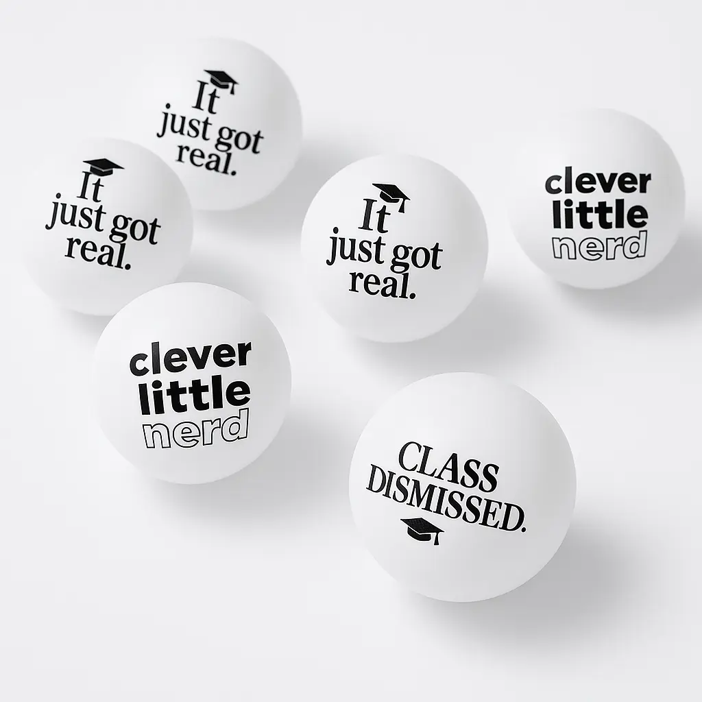 Graduation Celebration Pong Balls Set