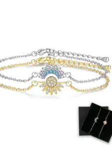 Moonlight Couple Bracelet Set, Perfect for Festive Parties, Dating Gifts, Daily Wear, Christmas, Halloween, Valentine's Day, Birthday