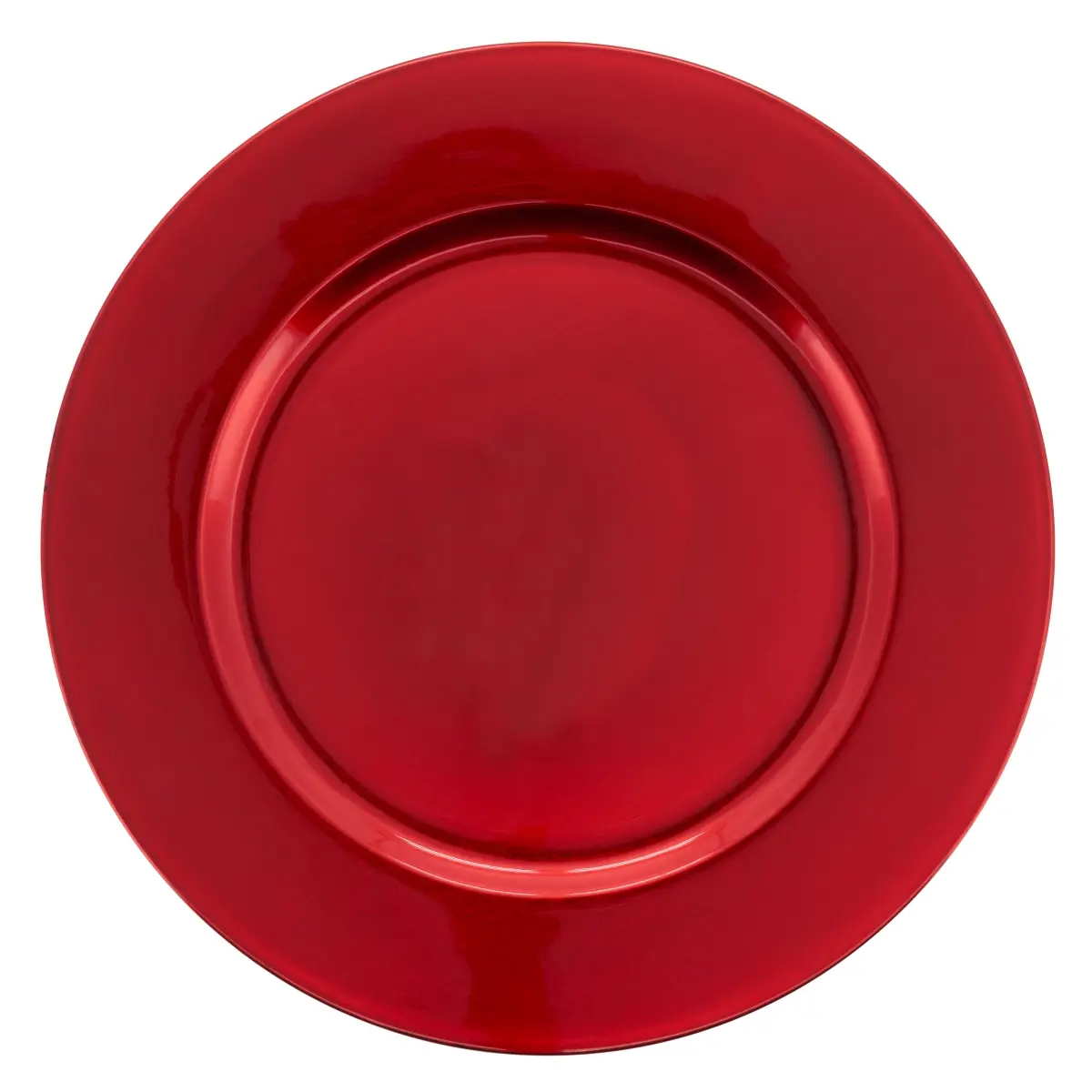212 MAIN SARO CH001.R13R Round Dinner Charger Plates - Classic Design, 4-Piece Mix-and-Match Collectible Dinnerware Set