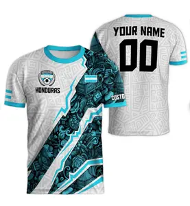 Custom Honduras Soccer Jerseys 2025: Personalized 3D All Over Print Men s Jersey - Retro Style Customized Soccer Gear