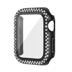 Wearable Bling Bumper Case with Screen Protector for Apple Watch 38mm-Assorted Colors