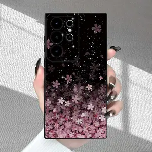 Phone Case: Beautiful Starry Cherry Blossom Pattern Phone Case, New Design with Premium Finish,  -Selling Full Lens Protection Phone Cover. Suitable for SAMSUNG Galaxy A05/A05S/A14/A15/A25/A32/A34/A52/A53/A54/S20/S21/S23/S23+ FE Ultra 4G 5G