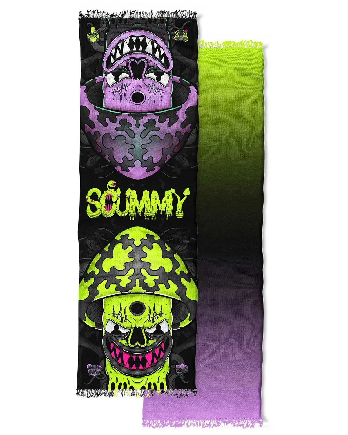 The Bad Master Pashmina - Vibrant All Over Print Design