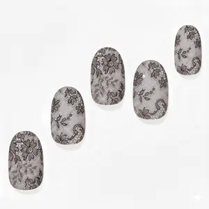 Midnight Lace Semi-Cured Gel Nail Set