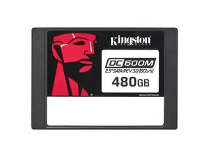 Kingston SEDC600M/480G DC600M 480 GB Solid State Drive - 2.5" Internal - SATA (SATA/600) - Mixed Use - Server Device Supported - 1 DWPD - 876 TB TBW - 560 MB/s Maximum Read Transfer Rate - 256-bit AES