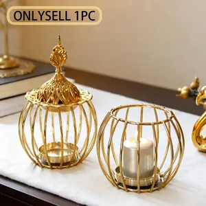 Creative Design Incense Burner, Bakhoor Burner, Metal Craftsmanship, Ramadan Decoration, Luxury Style, Dual Use Candle Holder, Arabic Decor for Dining Room, Home Fragrances