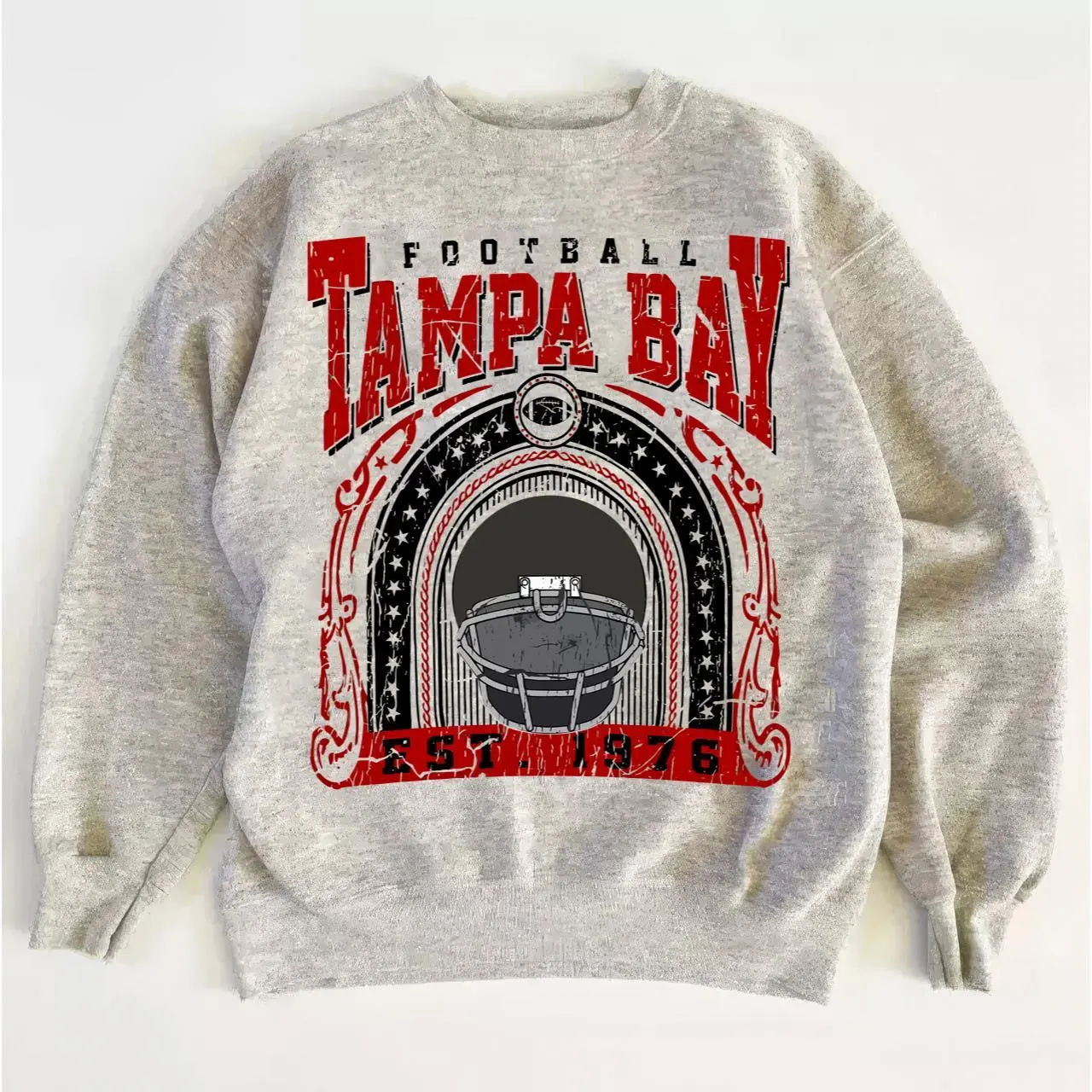Tampa Bay Football Vintage Sweatshirt, Retro Tampa Bay Crewneck, Game Day Pullover for Fans