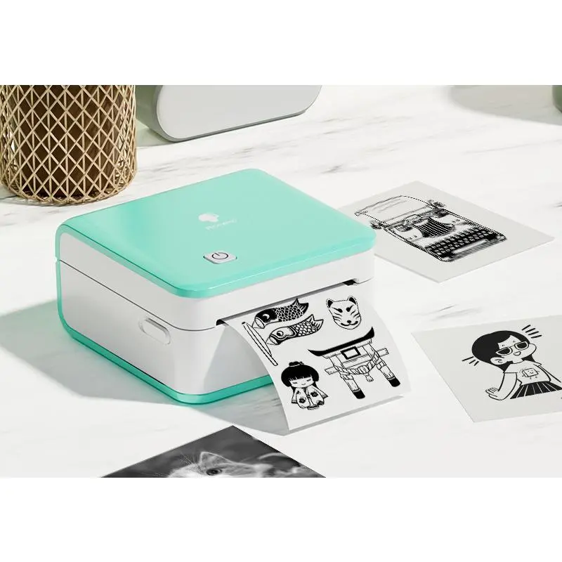 M02 Pro English-Green (comes with 1 roll of paper 