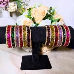 Kids 2.2 Multi Glass Bangles