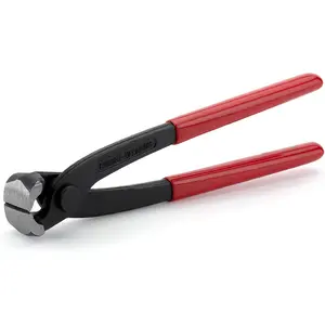 Puller - Red, 8-Inch, End  Pliers, Carpenter Tool, Staple Puller