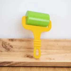 Diamond Painting Roller Tool, Eco-Friendly Plastic Wheel, DIY Handmade Cement Clay Rubber Mud Presser, Non-Slip Handle, Multi-Purpose Mold