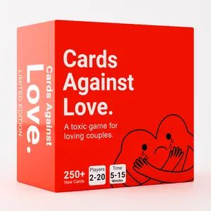 Cards Against Love - Limited Edition Party Game - A Toxic Game for Loving Couples - 250+ New Cards - Valentine's Day Couple's Gift - Funny Couple Game card games adults