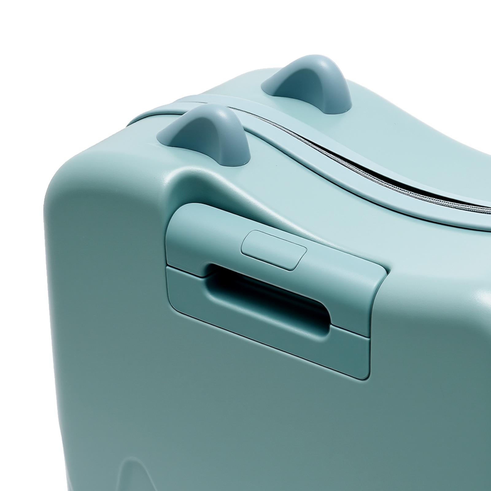 33.6Qt Ride-On Suitcase for Kids with Built-in Lock & Adjustable Pull Rod, ABS Children's Luggage with 4 Silent Wheels, 110 lbs Capacity Rideable Suitcase for Airplane Travel, Birthday Gift for Boys Girls Ages 3-6 33.6Qt Ride-On Suitcase for Kids with Built-in Lock & Adjustable Pull Rod, ABS Children's Luggage with 4 Silent Wheels, 110 lbs Capacity Rideable Suitcase for Airplane Travel, Birthday Gift for Boys Girls Ages 3-6