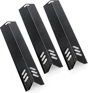 Kalomo Grill Heat Plates Grill Burner Covers for Backyard Grill BY14-101-001-05,BY16-101-002-06,GBC1690W, Uniflame Grill GBC1030W, GBC1134W, 14 3/16" Grill Heat Shield BBQ Gas Grill Replacement Parts