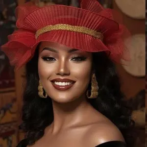 KraftyHobby Authentic Senegalese Headtie – Pre-Tied Gele for Weddings & Events,African Headwrap, Easy to Style,Ready to Wear Gele, Handmade in Senegalese Style,Wrap & Slay,Glow Gele,SlayTies,Tie N Go Gele