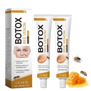 Botox Bee Venom Cream - Wrinkle Removal & Firming, Moisturizing, Lifting & Recovery - All Skin Types - Anti-Aging Bee Venom Cream, 0.71 Oz Each