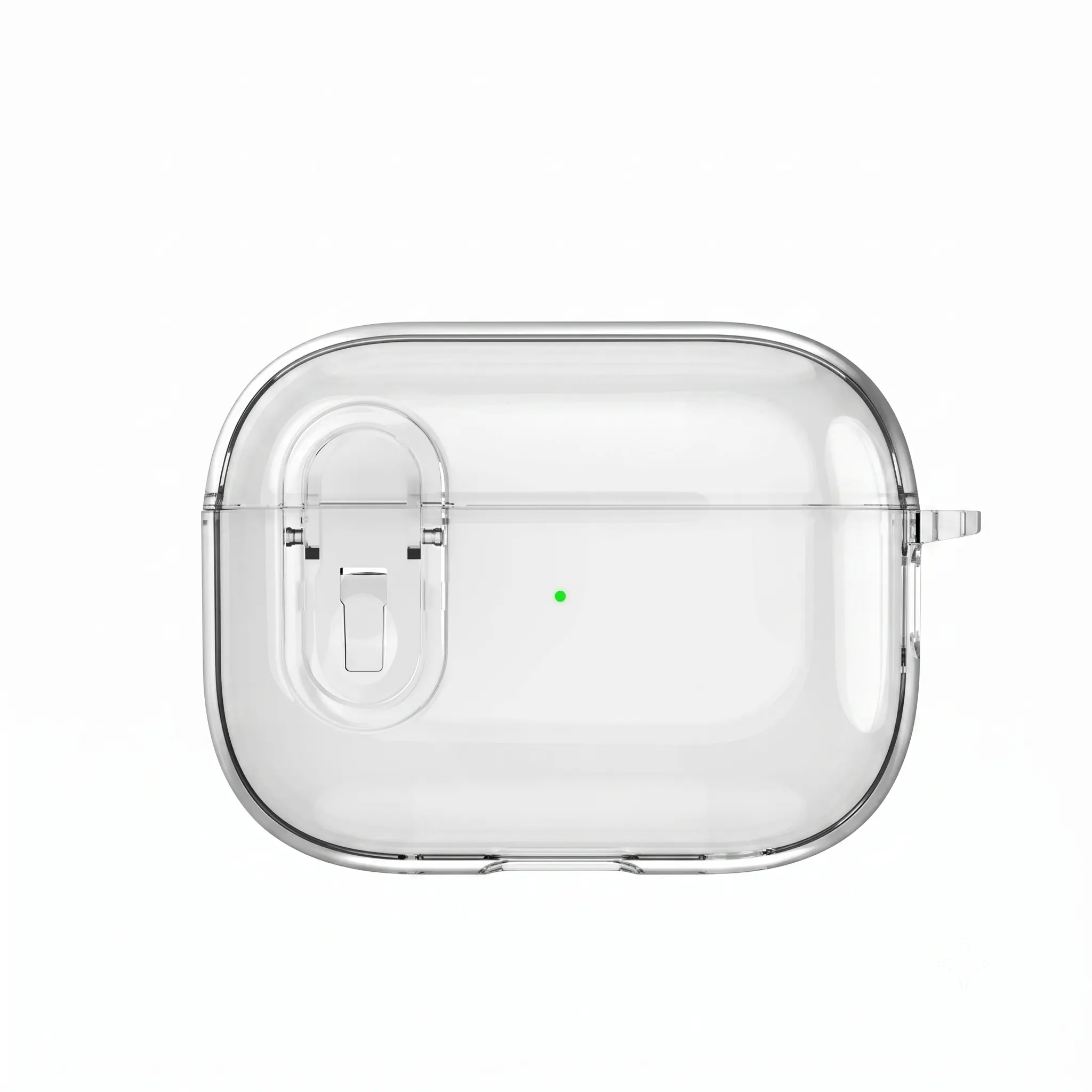 Clear Protective Case for Bluetooth headsets - Durable Transparent Cover with Secure Fit and Easy Access Design withdetachable ear pads and a Type-C data cable.