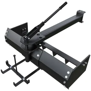 YINTATECH 42" Tow Behind Box Scraper Solid Steel Ground Blade Rust Resistant Lawn Tractor Attachment for Outdoor Use