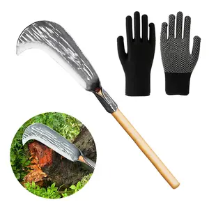 Garden maintenance tools for pruning branches, removing weeds and overgrown vegetation, clearing pathways, and performing landscape upkeep.