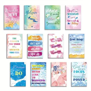 12 Pcs Cute Style Including Brightly Colored Notebooks Loose Gifts For Women Mini Notebooks Inspirational Notebooks Office Travel Easy To Carry 5x3.2inch Planner Notebook Soft Cover Notebook