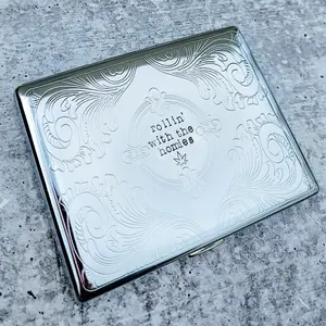 Homies Vintage Style Hand Stamped Cigarette Case