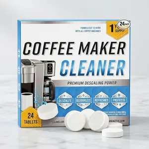 Dirty Coffee Machine? Universal Compatibility for All Coffee Machines - 24-Pack - Compatible with Nespresso, Keurig, Ninja, De'Longhi, Miele - Effectively Removes Limescale & Deep Cleans # CoffeeMachineCleaner # Descaler