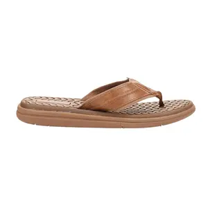 London Fog Mens Anthony Flip Flops Casual Sandals Casual - Brown