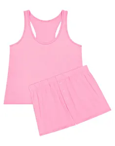 Hanes Originals Comfywear Women's Pajamas Set, Sleep Top & Shorts, Loungewear