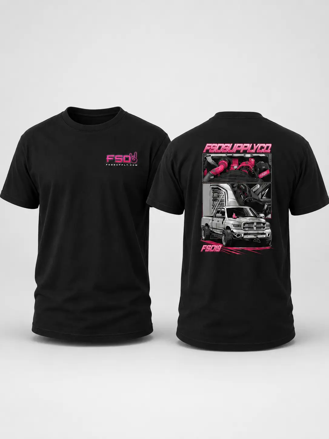 FSD Supply Co T-Shirt, FSD Supply Co Diesel Truck Graphic Tee, Performance Pickup Shirt, Cummins Truck Apparel, Diesel Enthusiast Tee, Gift for Truck Owner, Diesel Mechanic, Gearhead