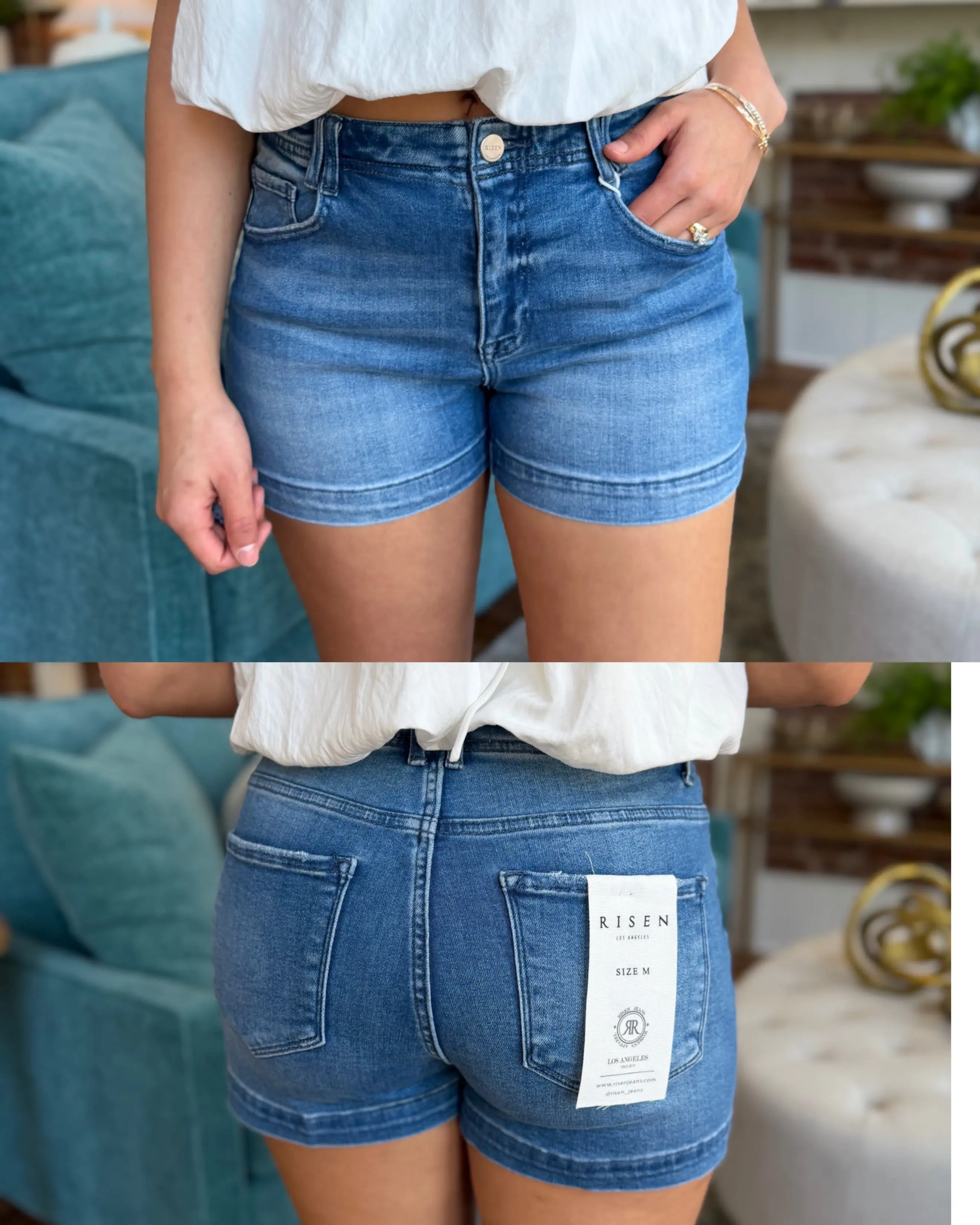 Mid Rise Relaxed Short