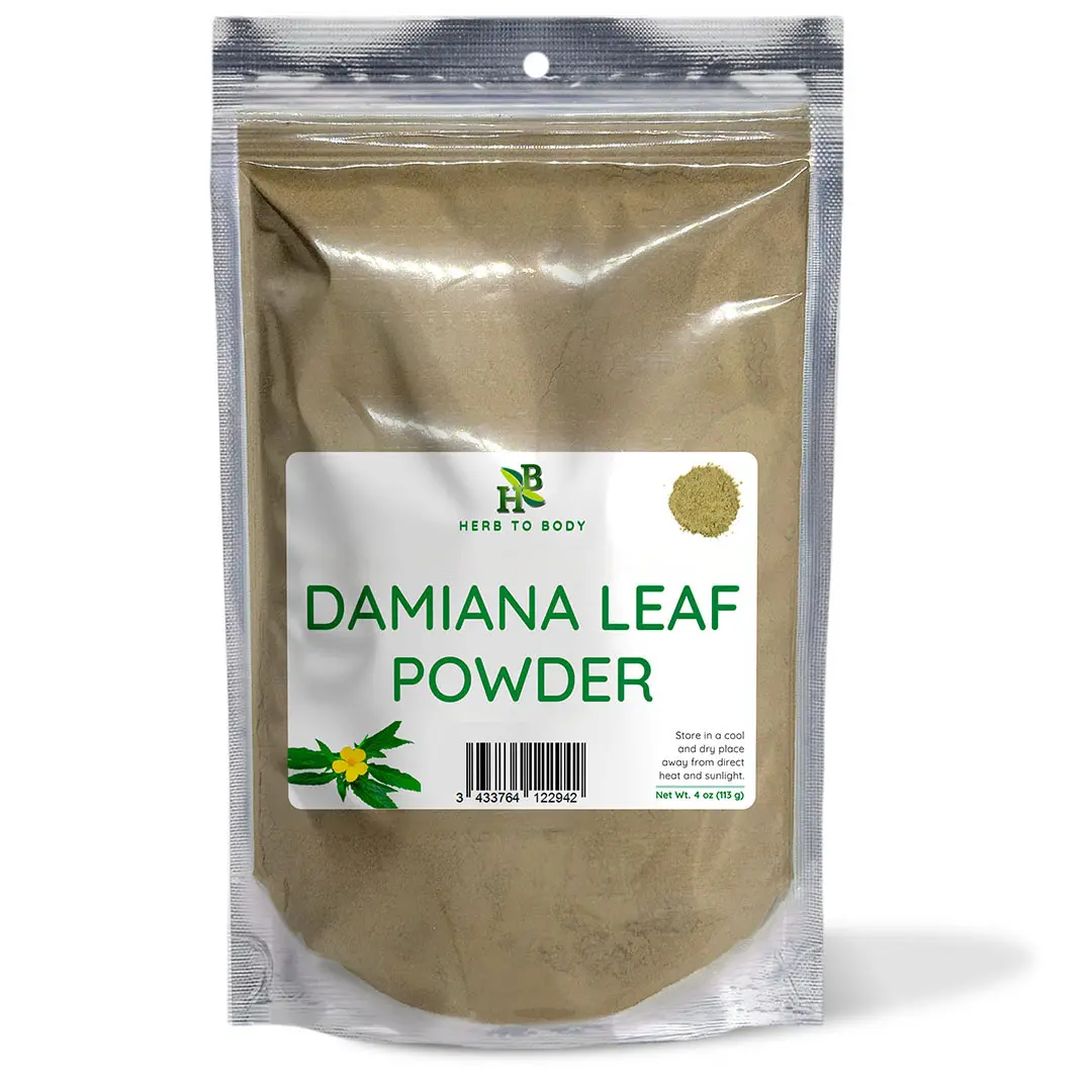 Damiana Leaf Powder - 4 oz (113 g) | Herb To Body