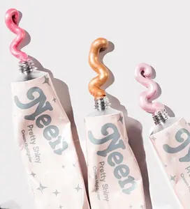 Pretty Shiny Cream Highlighter for Face and Eyes Bronzer Makeup Aluminum Dewy