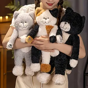 [Adorable Kawaii Cat Plush] Adorable Kawaii Cat Plush Toy | 40cm/15.75in High Quality Cartoon Stuffed Animal | Perfect Gift for Halloween Christmas Birthday Kids