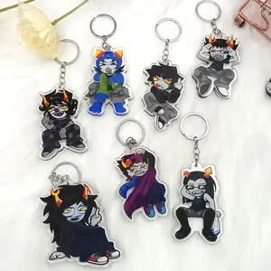 Homestuck Troll Acrylic Keychain Charms, Homestuck Keychains – Cute Acrylic Keychain Charms, Perfect Gift for Fans & Collectors