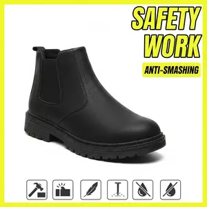 Anti-slip Durable Outdoor Comfortable Waterproof Safety Shoes Splash-proof Smash-proof Puncture-proof Breathable Unisex Chef Work Shoe Premium Safety Sneakers