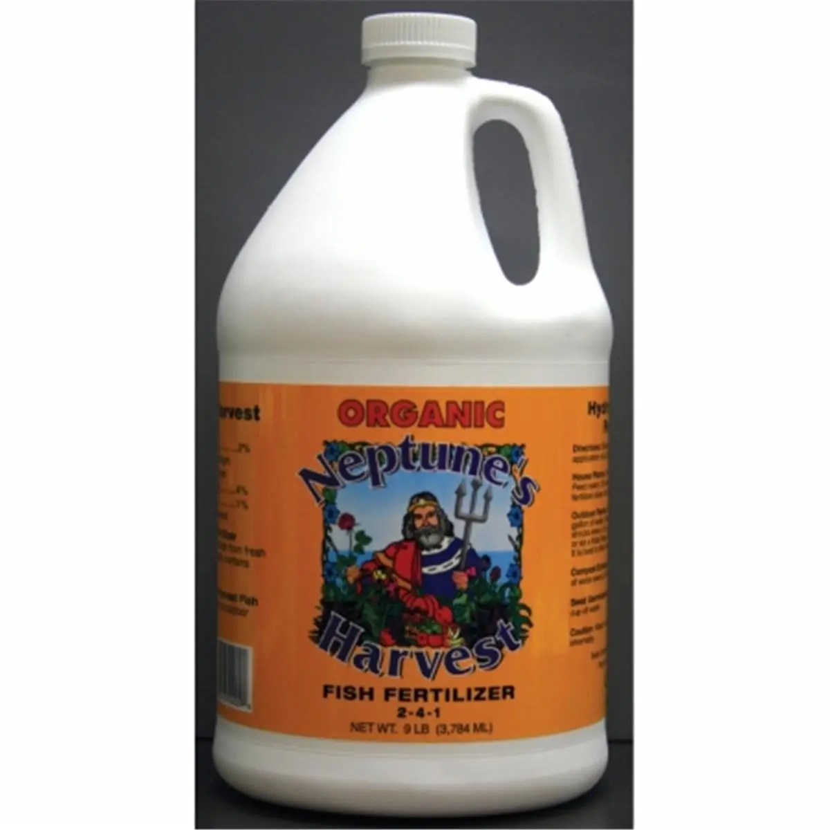 Neptune's Harvest Organic Hydrolyzed Fish-Based Fertilizer - 142oz Specialty Garden Tool for Plant Nutrition, No Unpleasant Odor, Organic Fish-Based, Retains Fish Proteins And Oils