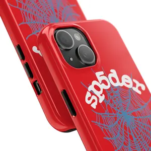 Sp5der Red hypebeast Tough Phone Cases - All Serries Accessories Durable Protection Personalized for iPhone 15 14 13 12 11 X Pro Max, Pro, Plus & Samsung S22 S23 S24 Devices Smartphone