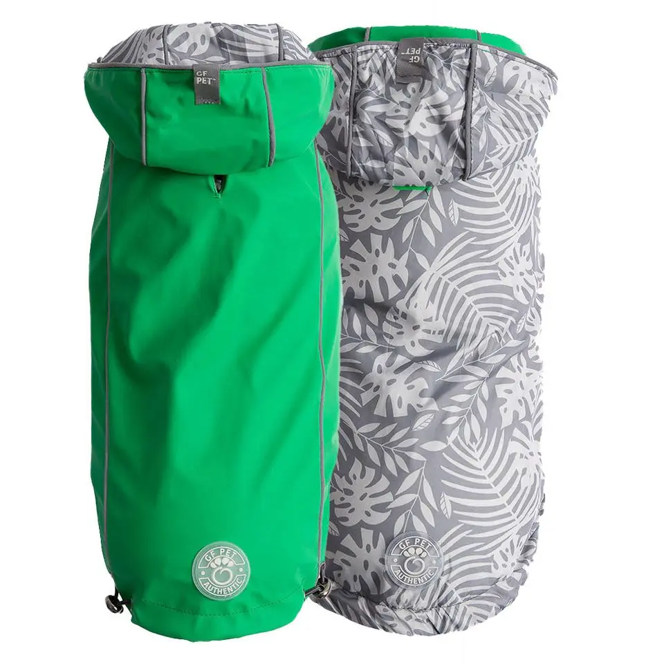 Reversible Dog Raincoat - Green