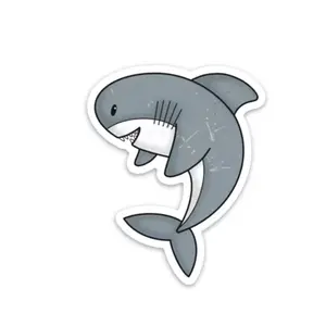 Shark Vinyl Ocean Sticker