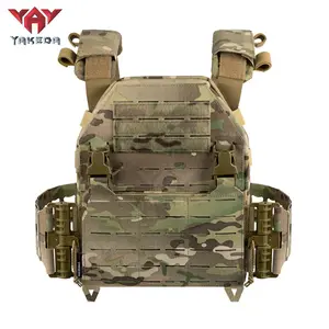 Yakeda YKD-0103 Tactical Vest Equipment for Outdoor 500D Nylon Camouflage Design Square Neck Holsters Protective Gear Activewear