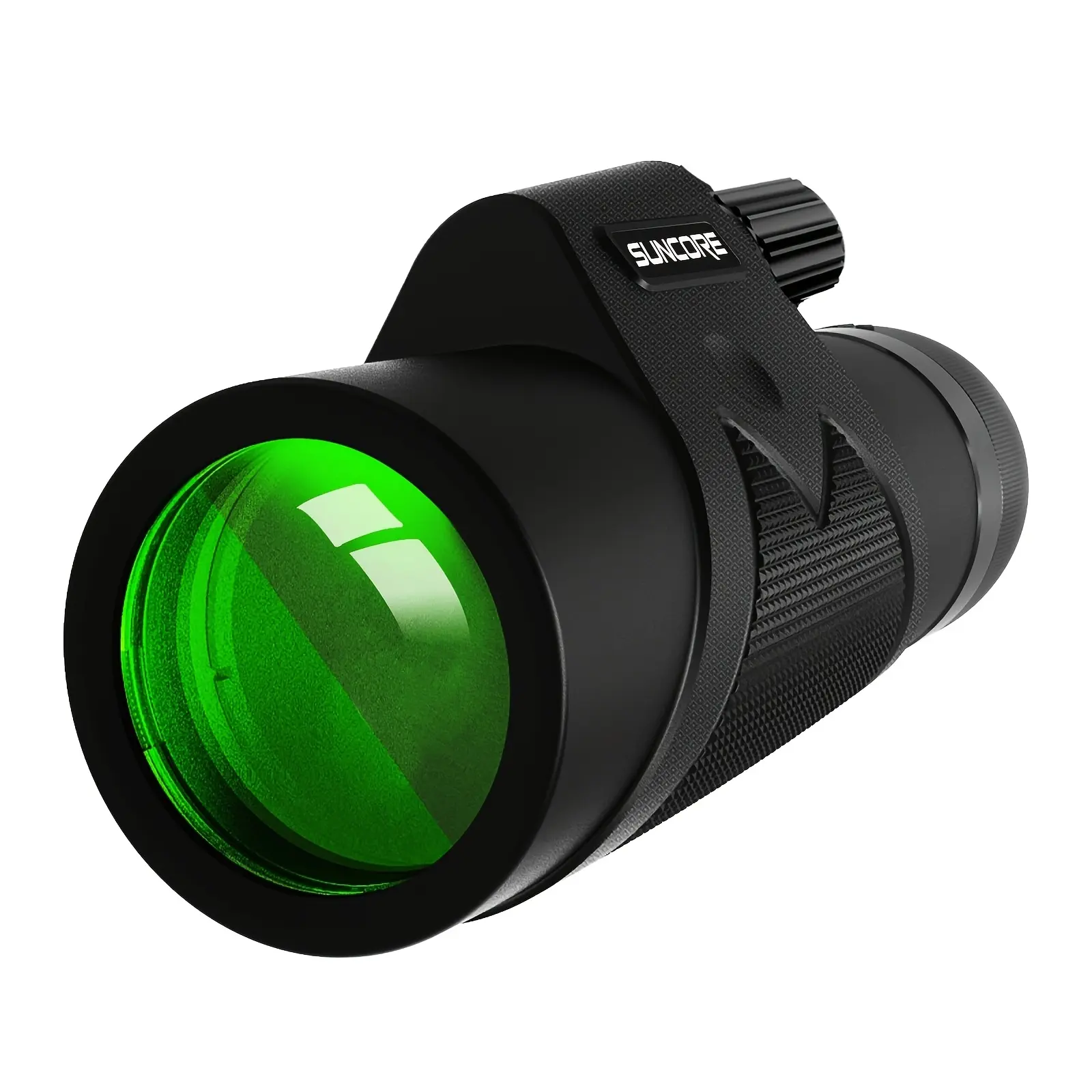10x42 High-Powered Monocular Binoculars for Adults, BAK4 Prism with Fully Multi-Coated Lens, 6.5° Wide Field of View for Wildlife Watching & Camping, Adjustable Smartphone Holder, Phone Adapter & Tripod Included, Clearer Details, Bird Watching
