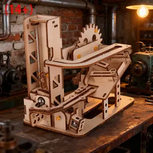 3D DIY Wooden Roller Puzzle, Gathering, Thinking & Entertainment, Ideal Christmas, New Year, Birthday Gift, Fun Brain Teaser Toy