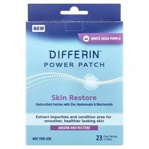 Differin Power Patch, Skin Restore , 23 Clear Patches | HSA/FSA Eligible