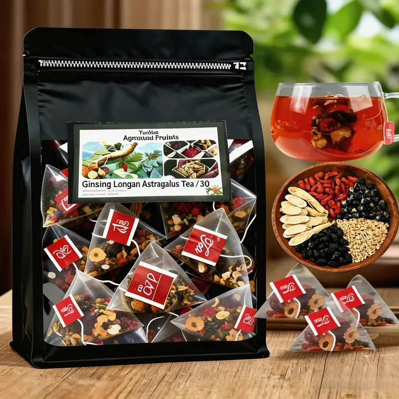 Selected Ingredients: Turmeric Kidney Tea Blend, Ginseng Six-Herbs Tea, Organic Kidney Detox Tea, Traditional Health Kidney Detox Tea for Men and Women — Buy One Bag (60 Sachets), Get Twelve Extra Sachets of Kidney Tea Blends